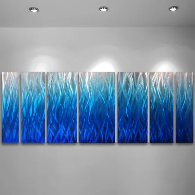 Modern Abstract Metal Wall Art Painting Sculpture Decor • $225