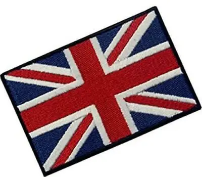 £3.49 • Buy Great Britain Union Jack Flag Embroidered Badge For Bikers Iron On , Sew On 