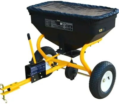 Extra Large Tow Behind Broadcast Fertilizer Spreader Seed Hopper Melt Lawn ATV • $298