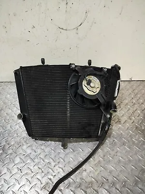 2006-2009 Suzuki Gsxr 600 750 Oem Radiator Assembly With Fan And Reservoir  • $70.40