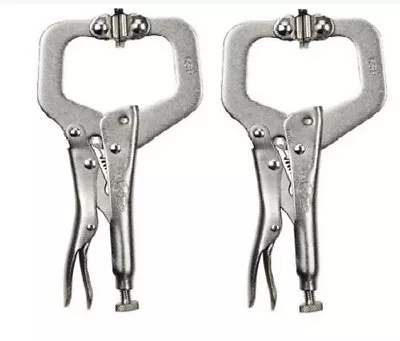 Irwin Vise-Grip 6SP The Original Locking C-Clamps With Swivel Pads (2-pack) • $33.95