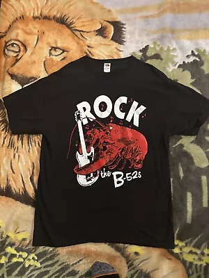 The B-52’s Rock Lobster T Shirt Sz L Adult Farewell Tour 2022 Double Sided BLK • $44.95