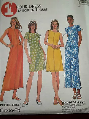 🌹 UNCIRCULATED McCALL'S #8730 - LADIES ( 1-HOUR ) SUMMER DRESS PATTERN  6-24 FF • $11.39