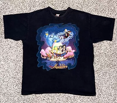 Vintage 90s Disney Aladdin Shirt XL Made In USA • $199.99