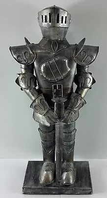 Full Armored Medieval Knight Armor Figurine Statue Prop Decor 20  H [Listing #2] • $97.71