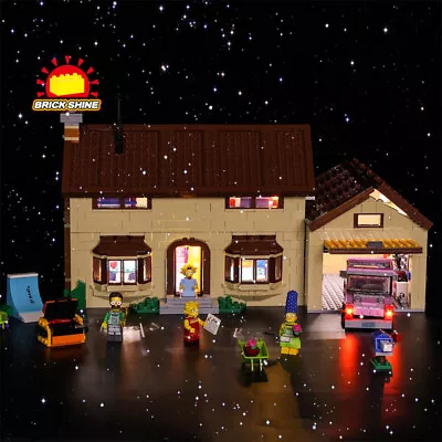 Brick Shine- Light Kit For LEGO The Simpsons House 71006 • $79.42