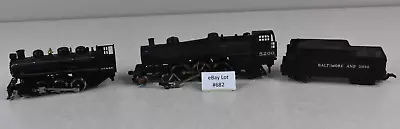 (Lot 682) HO Model Train Bachmann & Other Steam Locomotive Parts 0-6-0 4-6-2 • $7.99