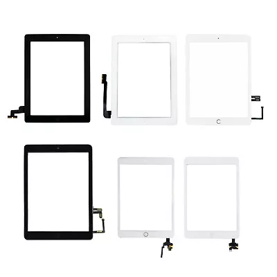 For Apple IPad 2/3/4/5/6/7/8/9/Mini/Air Glass Digitizer Touch Screen Replacement • £14.99