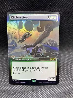 Kitchen Finks Foil X1 - Ultimate Masters -  Box Topper • $10.90