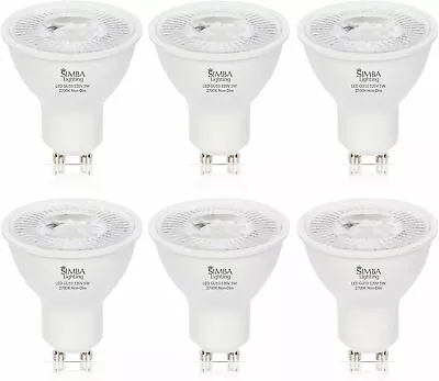 [6 Pack] Simba Lighting® LED GU10 5W Non-Dimmable 50W Replacement Bulb 2700K • $17.80