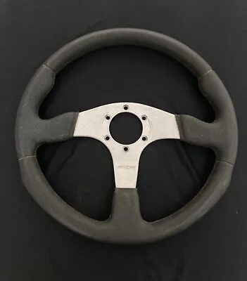 Momo Racer Millenium 2 14 Inch Leather Steering • $49