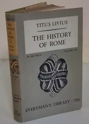 Titus Livius / History Of Rome By Livy In 6 Volumes Volume 6 Everyman's Library • $35.50