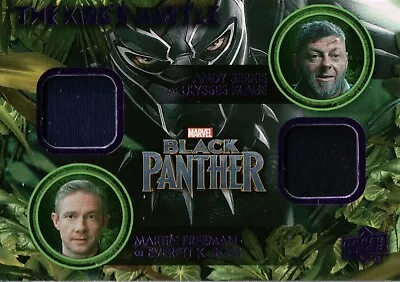 Black Panther 2018 Andy Serkis / Martin Freeman Costume Relic Card KD-UE • $28.13