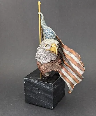Legends Symbols Of Freedom 1991 K Cantrell 733/2500 Eagle Flag Art Sculpture • $280