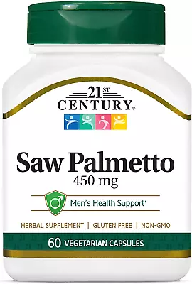 21St Century Saw Palmetto Extract Veg Capsules 60 Count Size Name:60 Count (... • $33.98