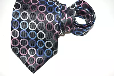 Joseph Abboud Men's Tie Black/polka Dot Width: 34  Length: 64  Xl • $14.98