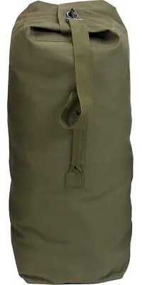 Military Top Load Duffle Bag Cargo Duffle Giant Heavy Duty Canvas Bag 21X36 • $13.99