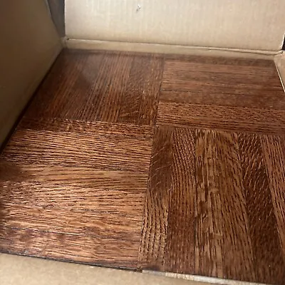 70s Solid Oak Hartco Parquet Flooring. 10$ PerSq Ft.   Box=25 Sq Ft • $250