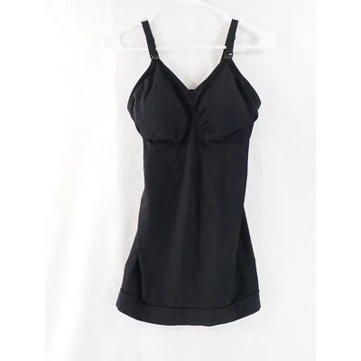 $12.99 • Buy IloveSIA Seamless Nursing Cami Tank Top W/built-in Maternity Bra Size Large BlK