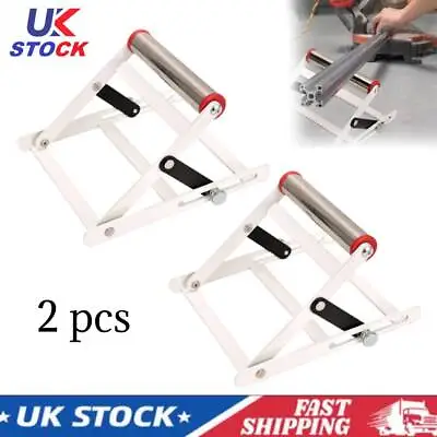 2x Adjustable Cutting Machine Support Frame Table Saw Stand Height Adjustable • £27.29