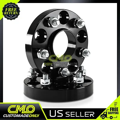 2x Hubcentric Black Wheel Spacers Adapters 5x105 ¦ 12x1.5 ¦ 56.5 Cb ¦ 25mm 1.0  • $49.95