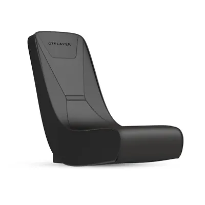 Faux Leather Floor Rocker Video Gaming Chair Black • $24.26