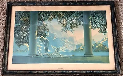 Antique Maxfield Parrish Original Frame House Of NY Print  Daybreak  22”x14” • $150