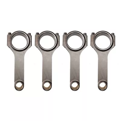 4x H-beam Connecting Rods For Honda  Acura Civic CRX D16 D16A 5.394 + 3/8  Bolts • $359