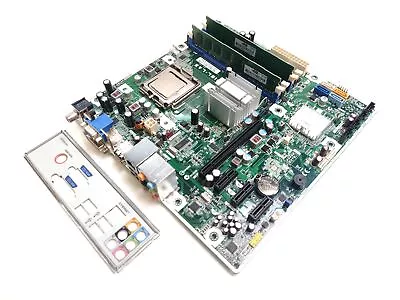 HP Pro 3120 SFF LGA775 MicroATX PC Motherboard 612499-001 3GB RAM SLGTJ CPU • £18.91