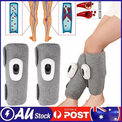 Leg Massager Machine Heating Air Compression Circulation Relaxation Foot Calf AU • $39.44