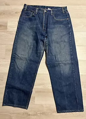 Vintage Levis Jeans Mens 36x30 Blue 569 Loose Straight Fit Denim Made In USA • $34.99
