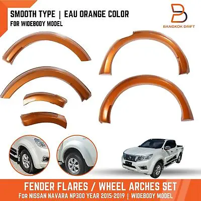 Eau Orange Fender Flares Arch For Nissan Np300 Navara D23 15-19 Widebody St St-x • $577.50