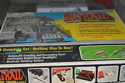 Marx Big Rail Work Train Set  Original Box O Gauge Nice • $119.95