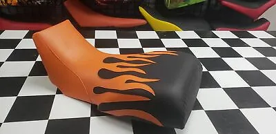 Yamaha Raptor 250 Seat Cover Fits For Year 2001 To 2004 Seat Cover Orange Flame • $37.99