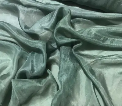 $11.99 • Buy Hand Dyed SAGE GREEN China Silk HABOTAI Fabric