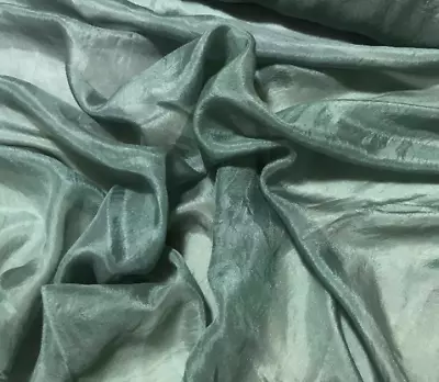 Hand Dyed SAGE GREEN China Silk HABOTAI Fabric • $11.99