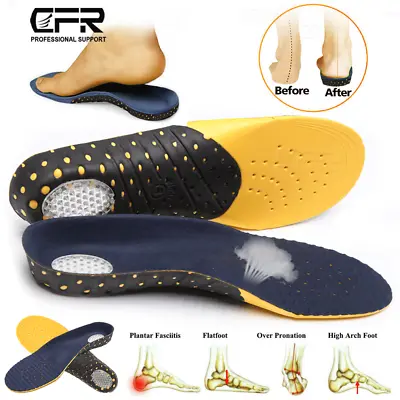 Orthotic Shoe Insoles Inserts Flat Feet High Arch Pad Support Plantar Fasciitis • $12.21