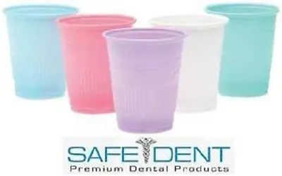 Safe-Dent Dental Medical Disposable Patient Plastic 5 Oz Cups Case Of 1000 Blue • $42