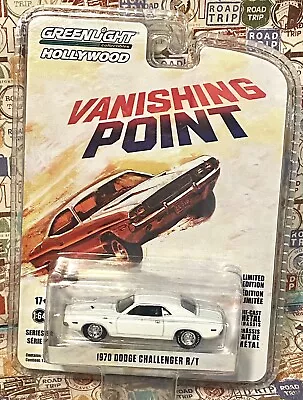 Greenlight Hollywood S22 Vanishing Point 1970 Dodge Challenger R/T *NIP* 1:64  • $21.56