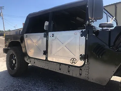 Aluminum Half Doors Kit For HMMWV/ Humvee (Set Of 4) M998 M1123 M1045 • $1699