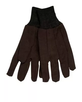 Memphis 7100 Brown Jersey Work Gloves Large (12 Pairs) • $14