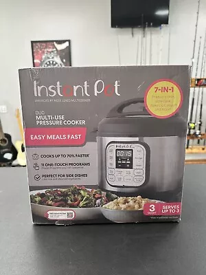 Instant Pot Duo 7-in-1 Mini Electric Pressure Cooker Slow Rice Cooker Steamer • $64.99