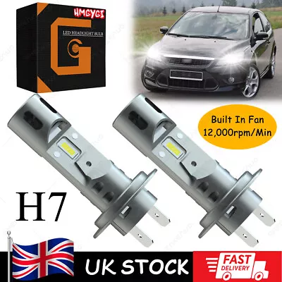 For Ford Focus Mk2 H7 Led Xenon White 6000k Low Beam Headlight Bulbs Kit Pair Z7 • £27.99