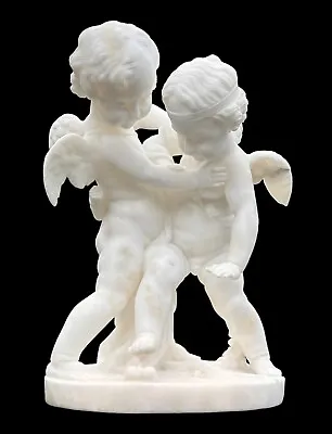 After Etienne Maurice Falconet Marble Sculpture Of Cupid And Putto  Cherub Putti • $4500
