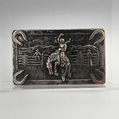 Keyston Bros San Francisco Belt Buckle Cowboy Horse Western Bronco • $62.50