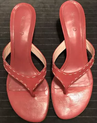 Michelle D Sz 8.5M  Pink Thong Slip-On Sandal • $15