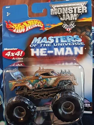 $4.99 • Buy Hot Wheels Monster Jam HE-MAN 4X4 Moster Truck  Masters Of The Universe