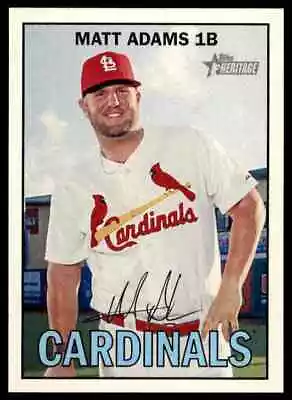 2016 Topps Heritage Matt Adams #20 St. Louis Cardinals • $0.99