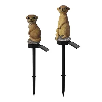 Meerkats Solar Landscape Light Waterproof Solar Lawn Lamp For Home Yard • £12.36