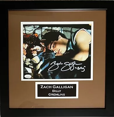 Zach Galligan Signed Inscribed Framed 8x10 Photo Gremlins JSA Witness Gizmo • $111.19